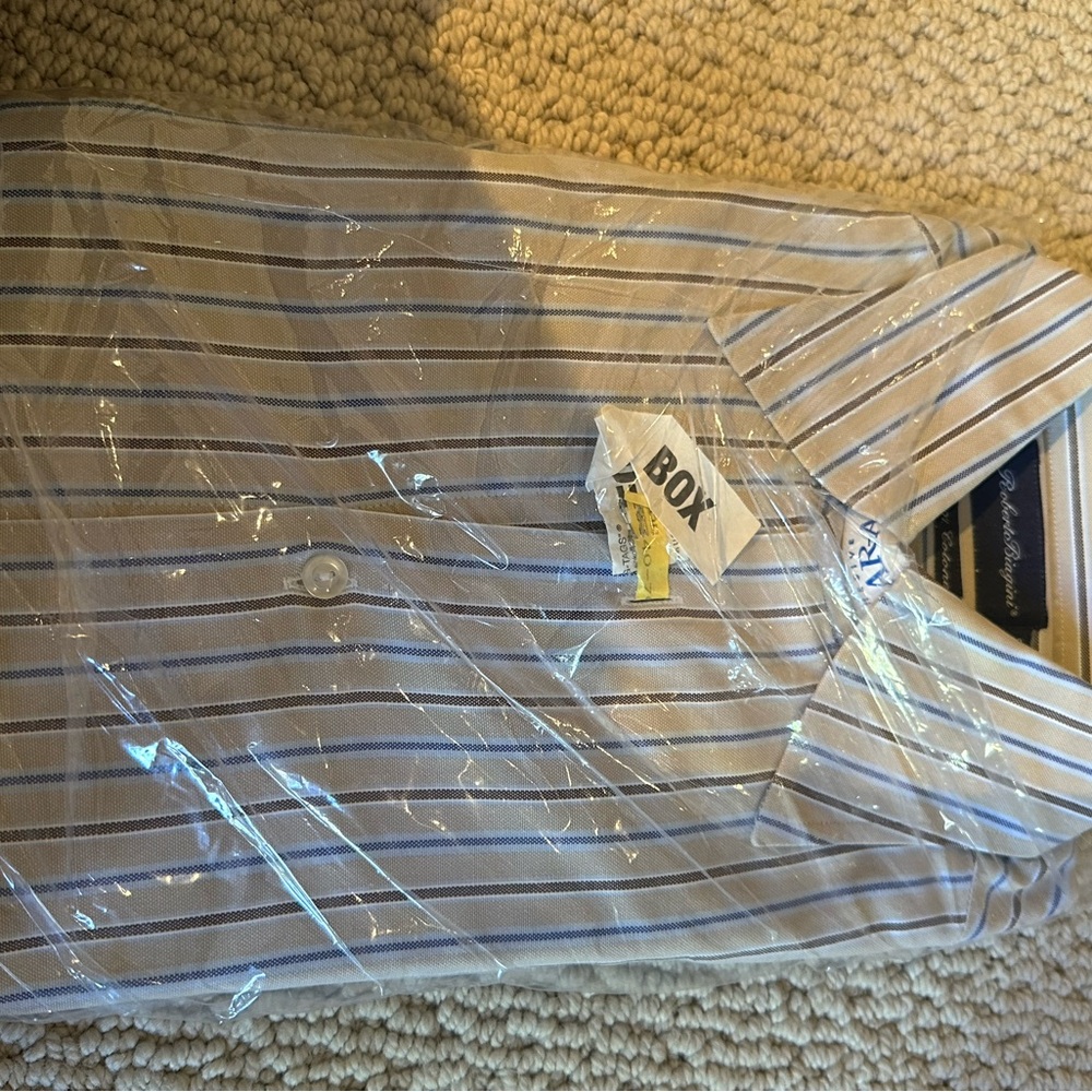 Striped Button-Up Shirt Roberto biagini